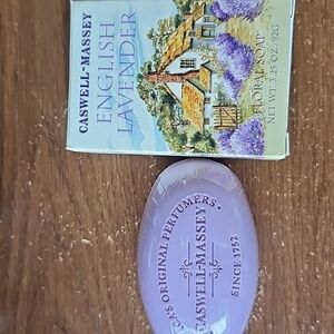 NIB Caswell-Massey English Lavender Floral Soap 3.25 oz